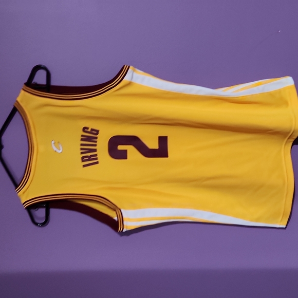 New Women's Cavs NBA Adidas Jersey Kyrie Irving - Picture 4 of 6